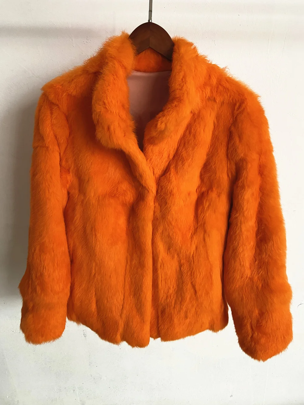 Fancy Rani Natural Rabbit Fur Coat Women Winter Jacket Real Leather And Fur Women's Clothing Female Outerwears With 2024