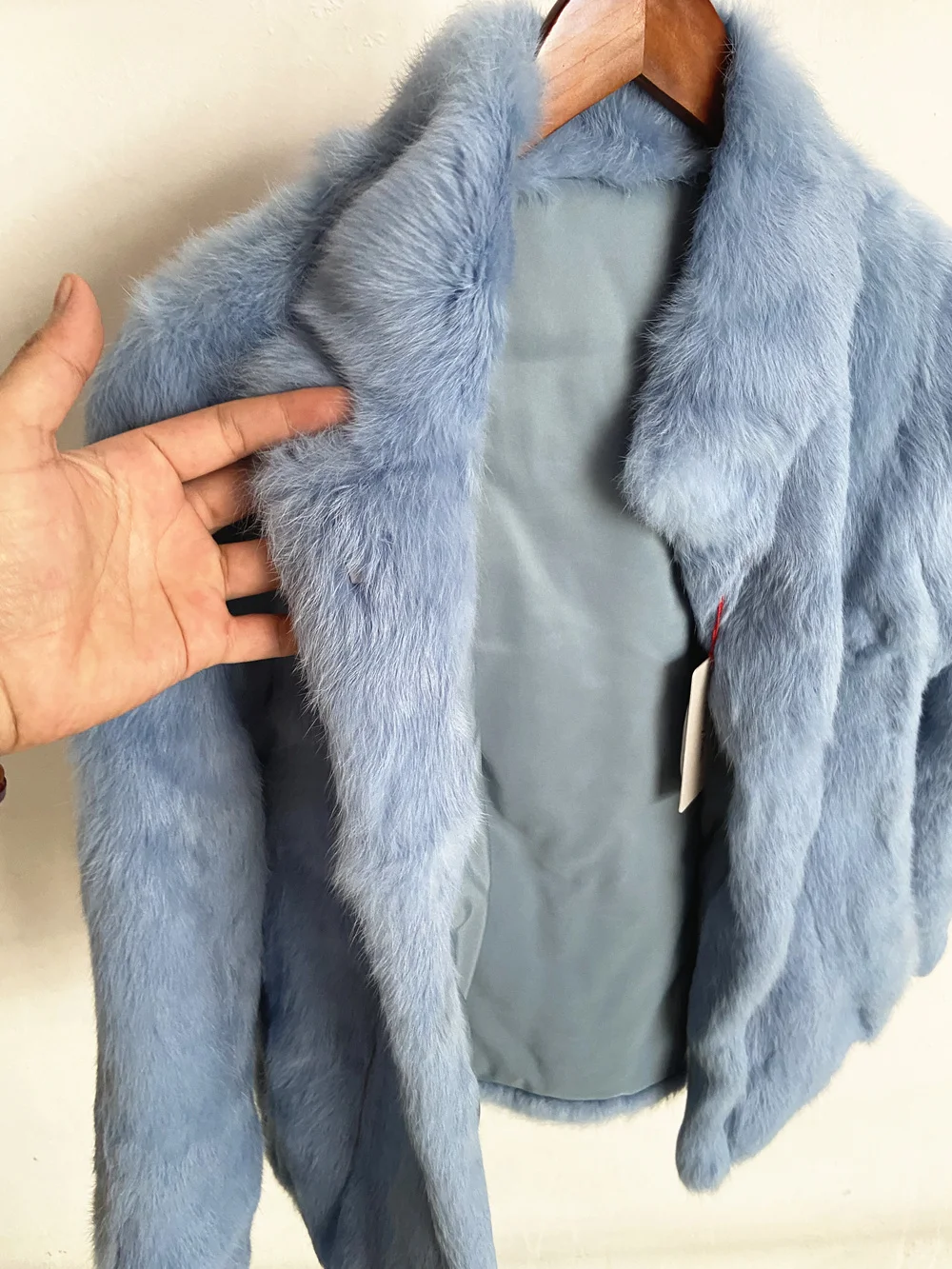 Fancy Rani Natural Rabbit Fur Coat Women Winter Jacket Real Leather And Fur Women's Clothing Female Outerwears With 2024