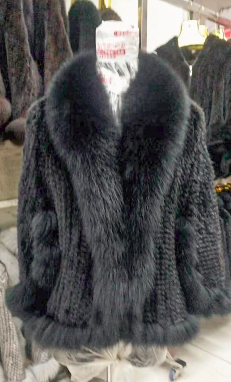 New Real Mink Fur Poncho Knitted 100% Natural Real Mink Fur Shawl Natural Fox Fur Collar Cape Autumn Winter Mink Fur Scarfs