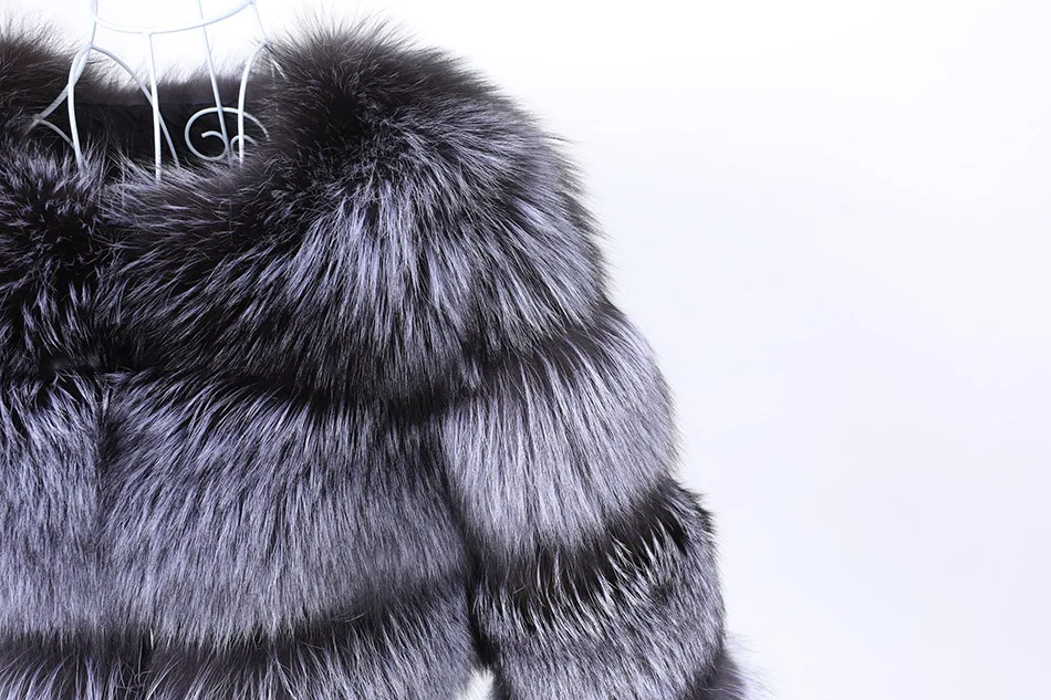 2026 Maomaokong Super Hot Winter Women Luxury Thick Real Raccoon Fur Coat Natural Fox Fur Jacket Plus Size Jackets Female Vest