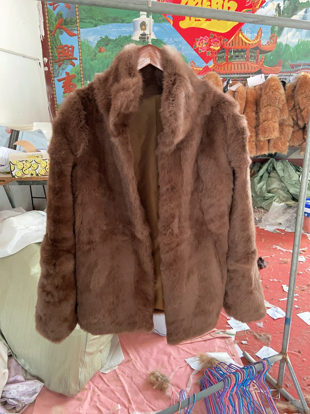 Fancy Rani Natural Fur Coat Women Winter Jacket Real Leather And Fur Bolero Women's Clothing Female Outerwears With 2024 Black