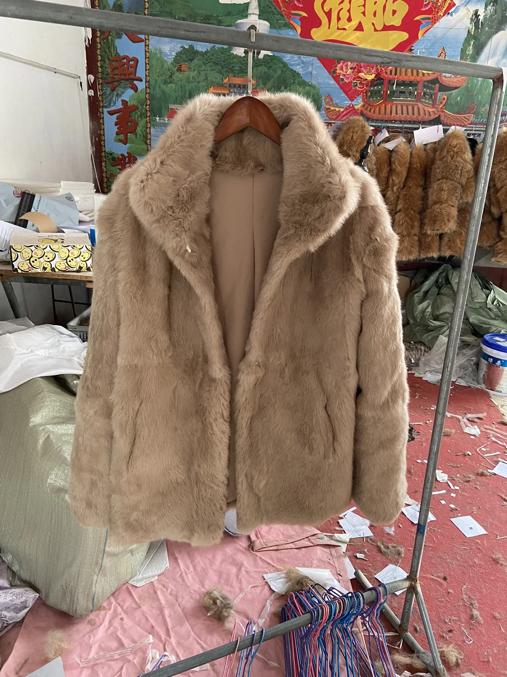 Fancy Rani Natural Fur Coat Women Winter Jacket Real Leather And Fur Bolero Women's Clothing Female Outerwears With 2024 Black