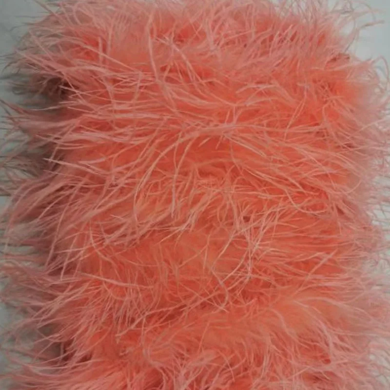 100% Natural Ostrich Hair Skirt Length 62 Cm Women's Fur Coat Real Ostrich Fur Dress Bra One Line Skirt Customizable