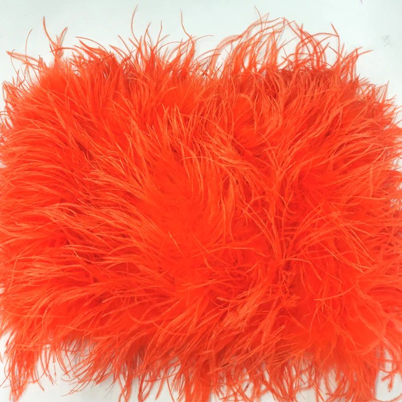 100% Natural Ostrich Hair Skirt Length 62 Cm Women's Fur Coat Real Ostrich Fur Dress Bra One Line Skirt Customizable