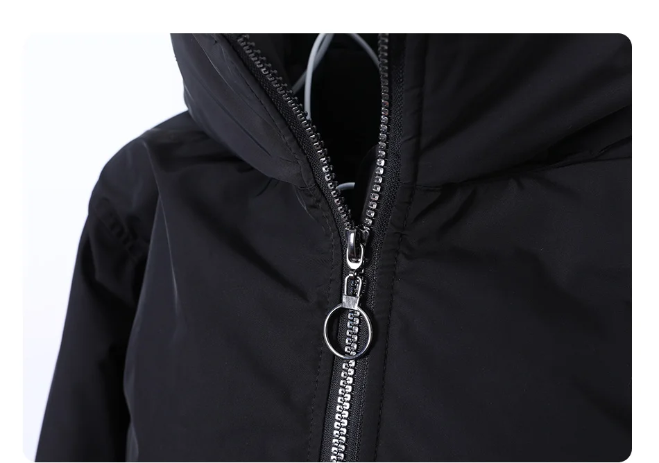 MAOMAOKONG Winter Women's Winter Real Fox Fur Black Parka Jacket Slim Fit With Big Natural Raccoon Placket Fur Collar Short Coat
