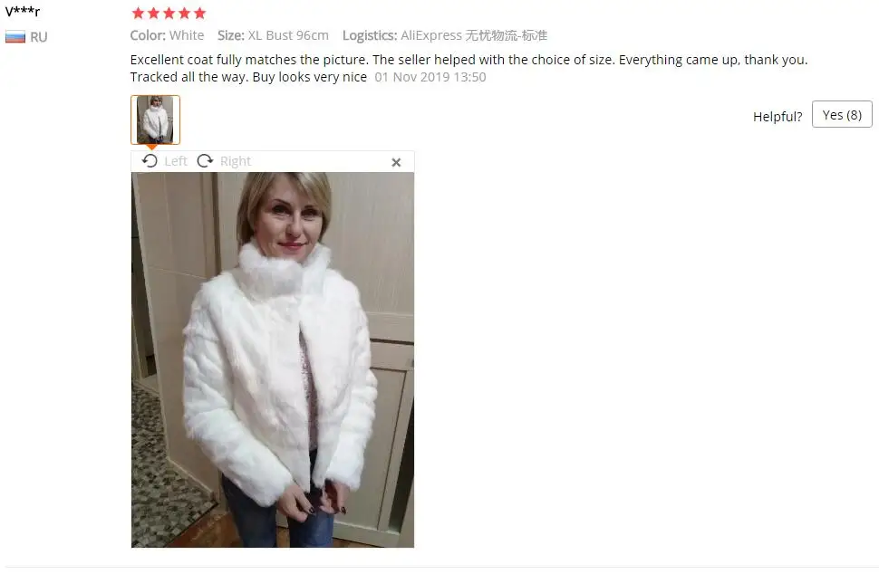 New Genuine Real Rabbit Fur Coat Women Full Pelt Vintage Jacket Winter Party Waistcoat Customized Big Size Stand Collar WFP267