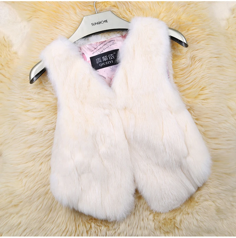 2026 Hot Sale Women Real Genuine Rabbit Fur Vest Fashion 100% Real Rabbit Fur Gilet Lady Real Rabbit Fur Short Sleeveless Coat