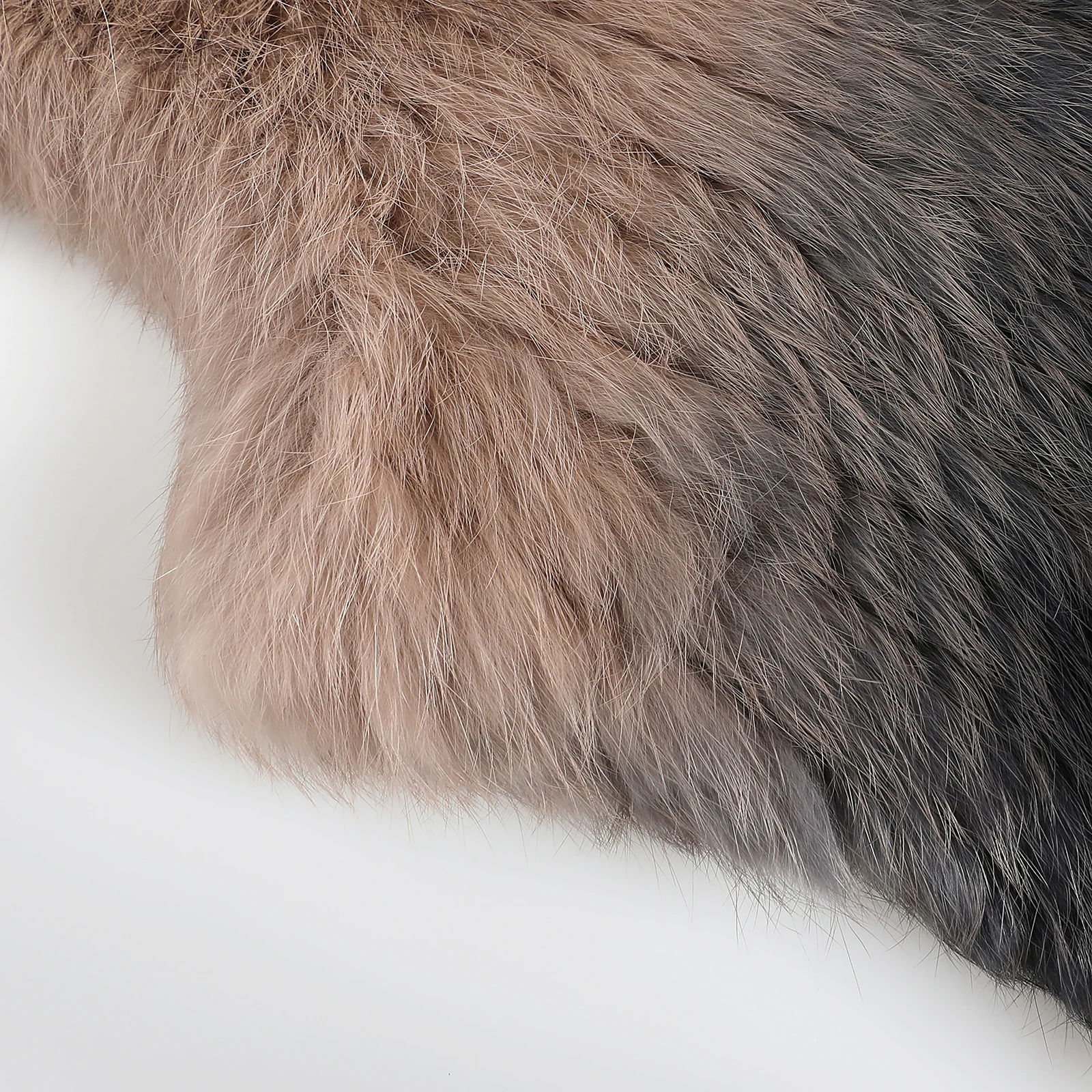 Luxury Women's Genuine Premium Long Hair Rabbit Fur Knit Vest Raccoon Fur Trim Gilet Lady Sleeveless Waistcoat Real Fur Jacket