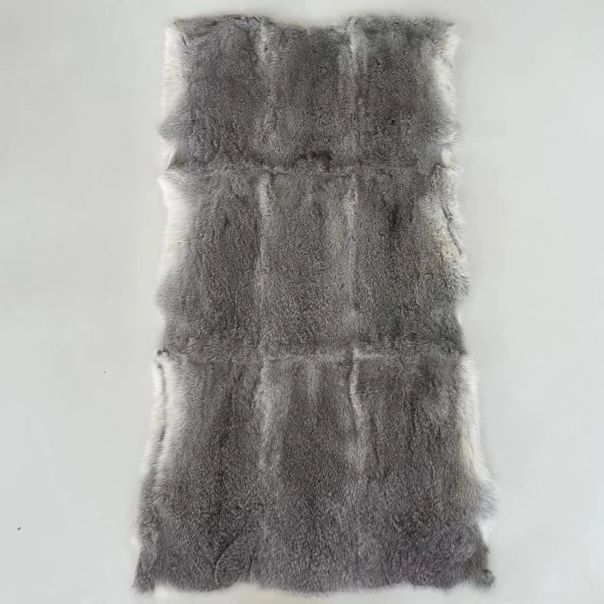 China Factory Wholesale Price Tanned Rabbit Skins Real Rabbit Fur Plate High Quality Rabbit Fur Skin 50*100