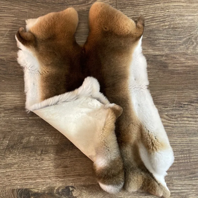 Hot Sale Natural Factory Direct Sale Genuine Chinchilla Skin Rex Rabbit Fur