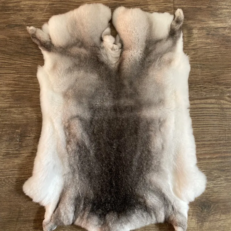 Hot Sale Natural Factory Direct Sale Genuine Chinchilla Skin Rex Rabbit Fur