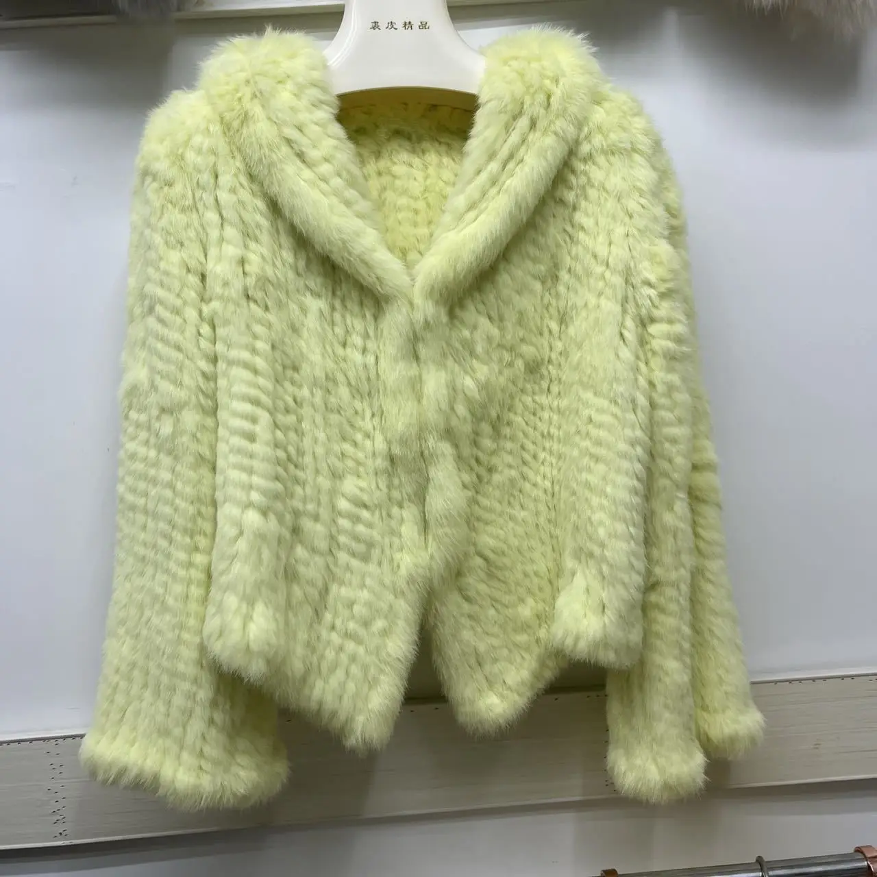 OFTBUY New Winter Women Natural Fur Jacket Women Loose Weave Quality Streetwear Hooded Long Sleeves Real Rabbit Fur Coat Female
