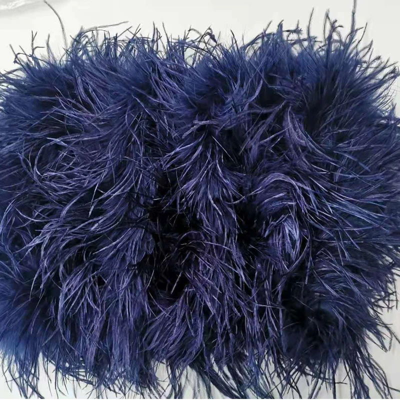Length 22cm 100% Natural Ostrich Hair Bra Underwear Women's Fur Coat Real Ostrich Fur Coat Fur Mini Skirt Customization