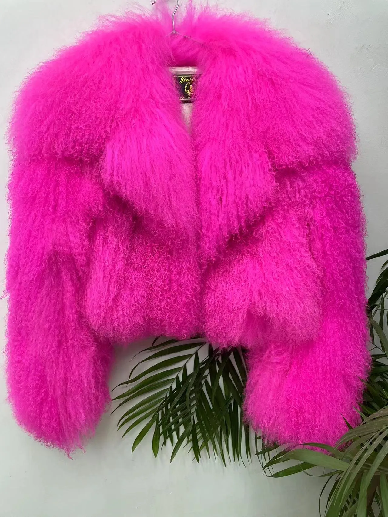 Women's Genuine Mongolia Sheep Fur Jacket Warm Autumn Winter Coat Real Fashion Ladies Real Fur Clothing