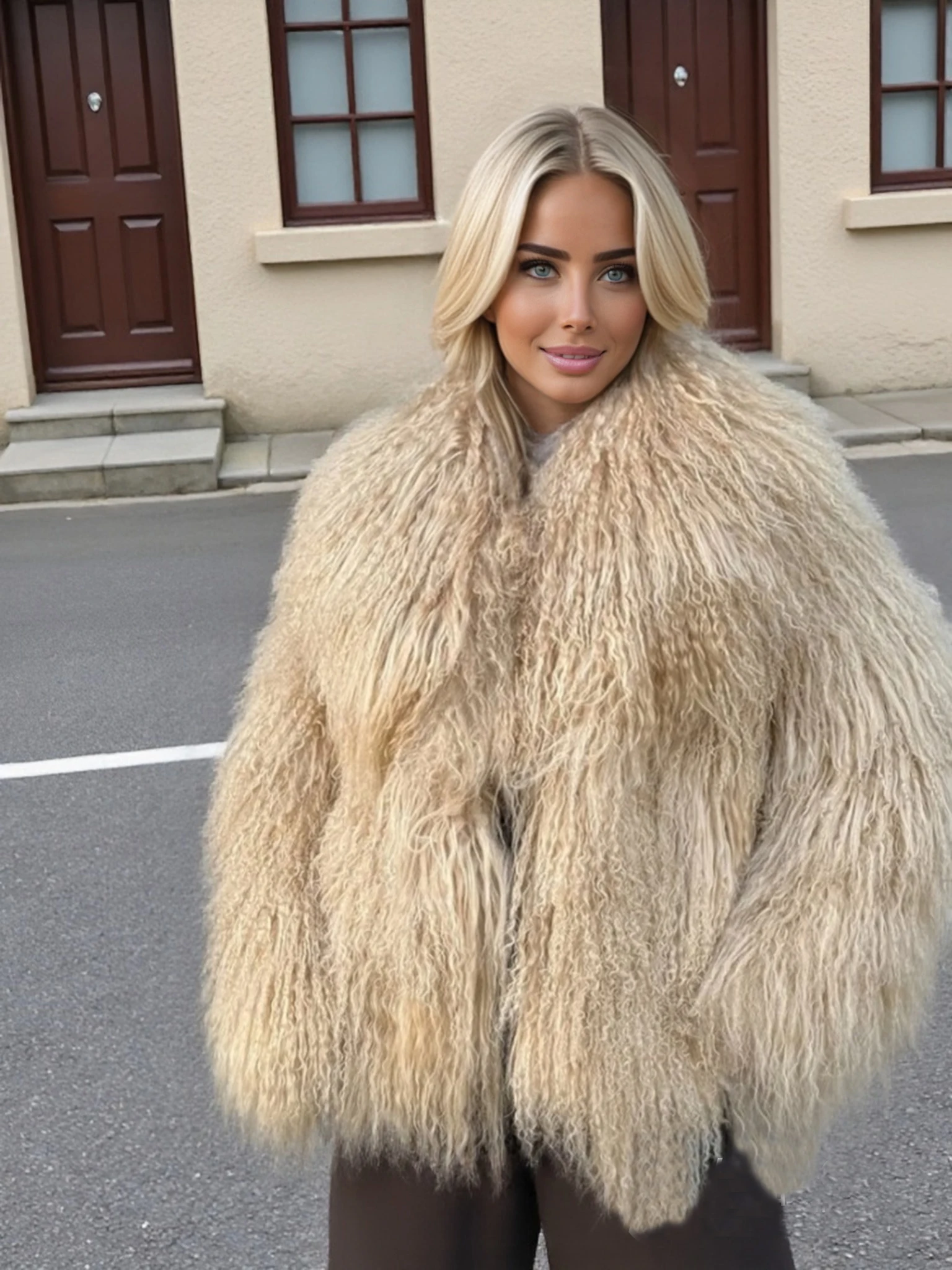 Women's Genuine Mongolia Sheep Fur Jacket Warm Autumn Winter Coat Real Fashion Ladies Real Fur Clothing