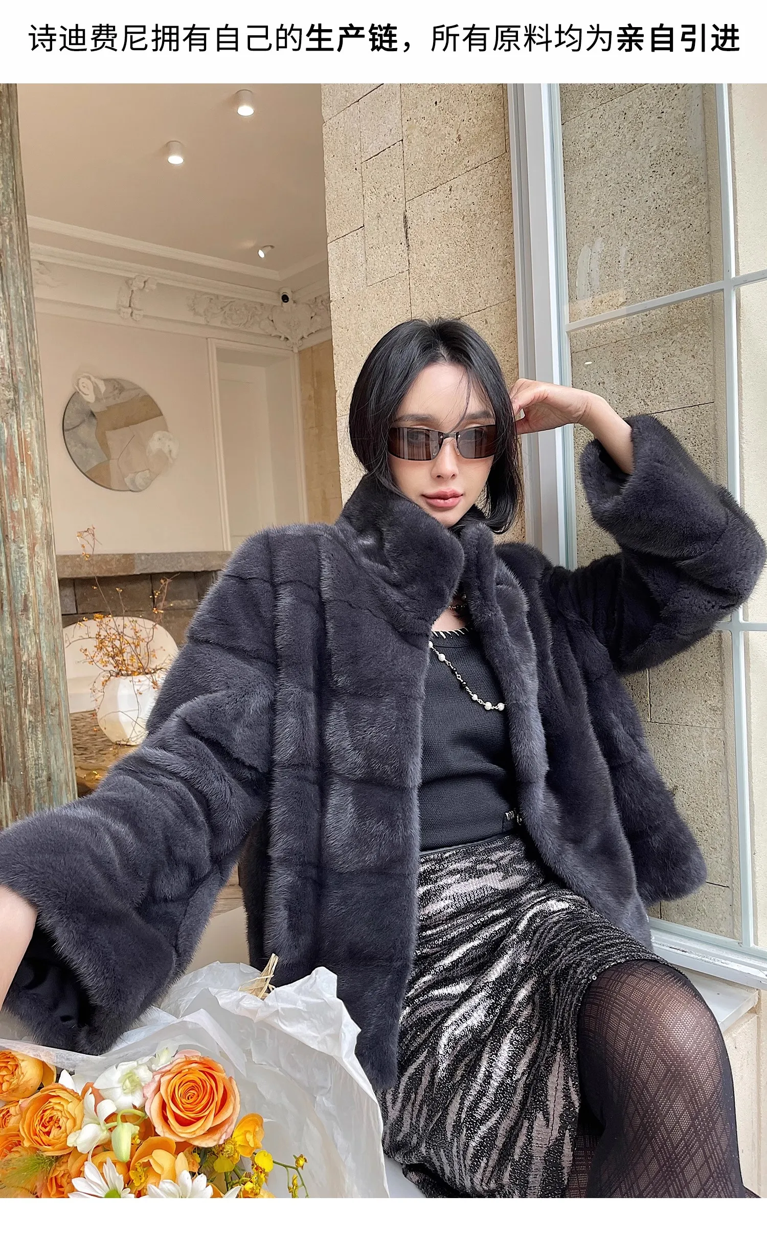 HDHOHR 2026 New Natural Mink Fur Coat Women Real Mink Fur Coat OutwearPark With Fur High Quality Female Warm Thick Winter Jacket