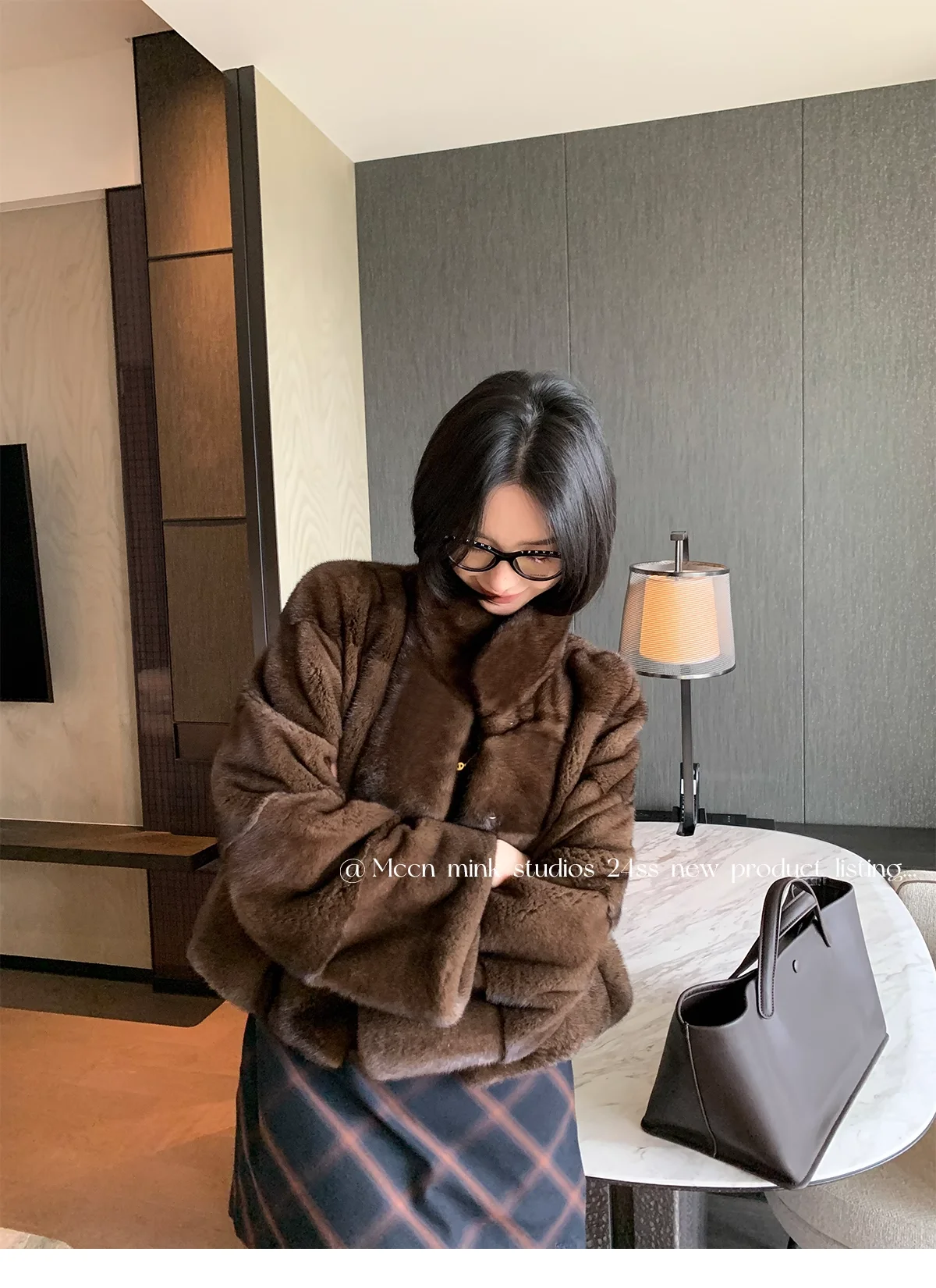 HDHOHR 2026 New Natural Mink Fur Coat Women Real Mink Fur Coat OutwearPark With Fur High Quality Female Warm Thick Winter Jacket