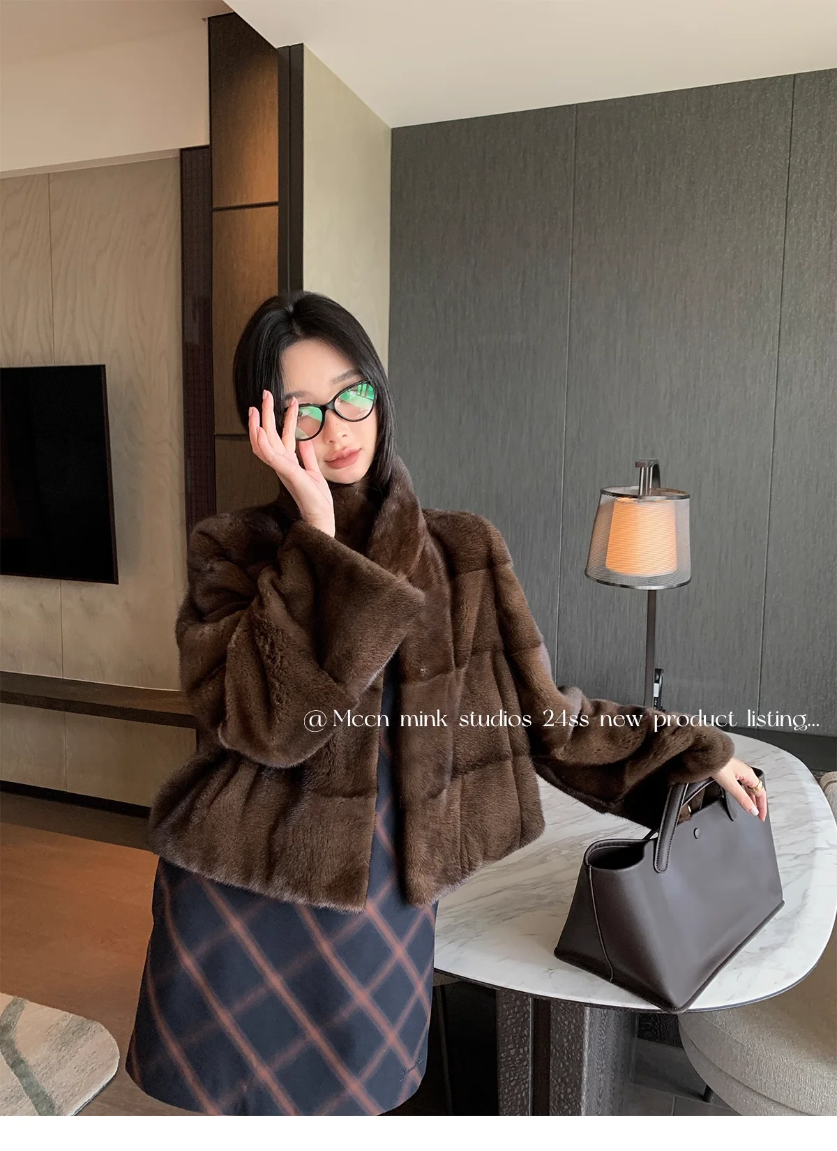 HDHOHR 2026 New Natural Mink Fur Coat Women Real Mink Fur Coat OutwearPark With Fur High Quality Female Warm Thick Winter Jacket