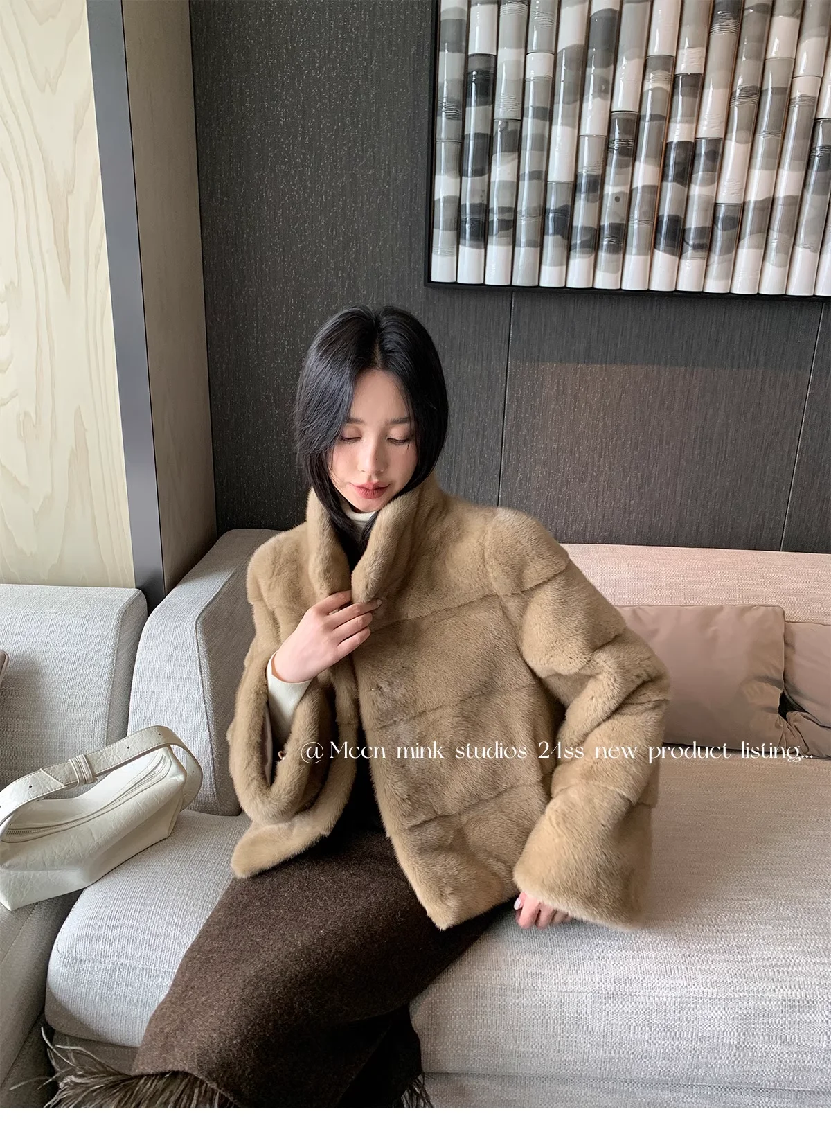 HDHOHR 2026 New Natural Mink Fur Coat Women Real Mink Fur Coat OutwearPark With Fur High Quality Female Warm Thick Winter Jacket