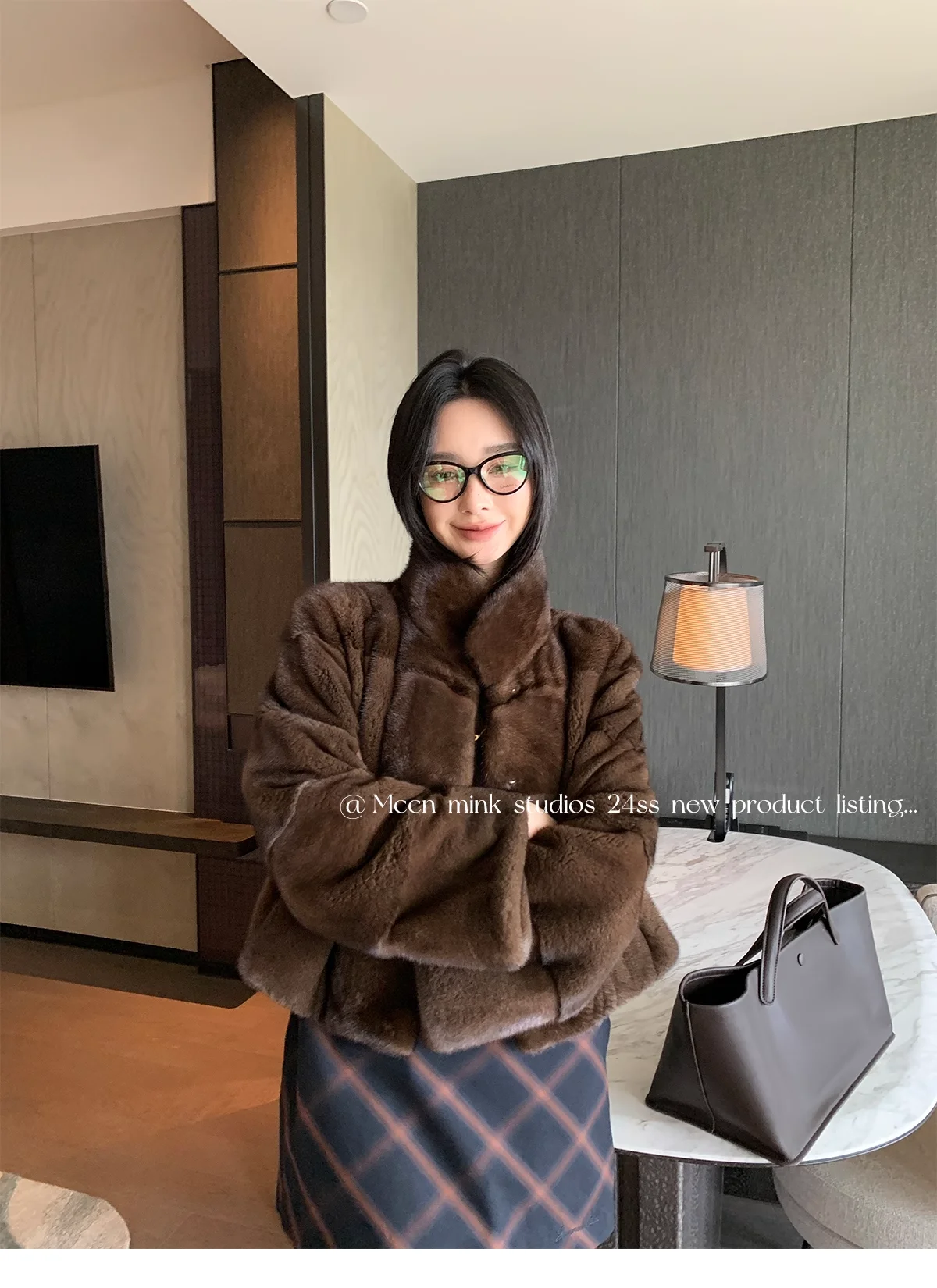 HDHOHR 2026 New Natural Mink Fur Coat Women Real Mink Fur Coat OutwearPark With Fur High Quality Female Warm Thick Winter Jacket