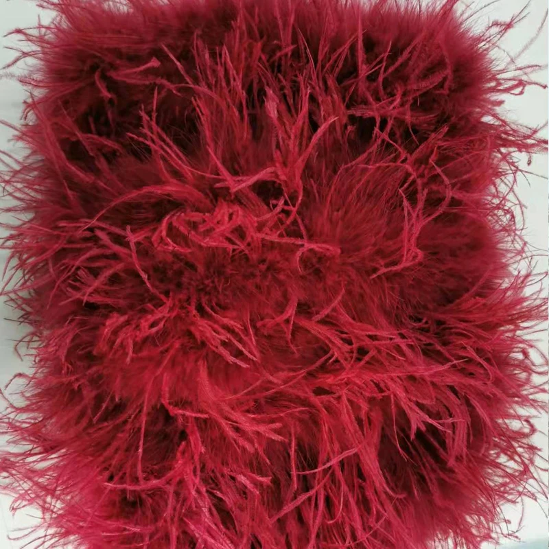 New 100% Natural Ostrich Hair Bra Wedding Underwear Women's Fur Coat Long Feather Top Lady Shirt Wrap Sexy Party Length 30 cm