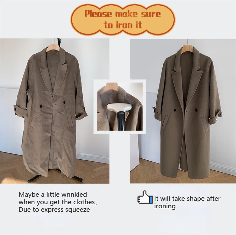 OFTBUY Real Fur Coat 2024 Oversize Ladies Outerwear Winter Women Natural Fox Fur Collar Jacket Hood Cashmere Woolen Blend Coat