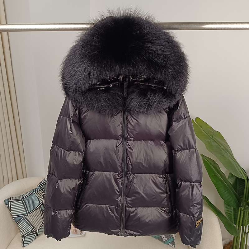 OFTBUY 2023 Winter Jacket Women Real Fox Fur Raccoon Fur Collar Hooded Thick Warm Duck Down Long Streetwear Outerwear Detachable