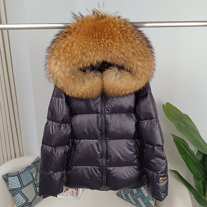 OFTBUY 2023 Winter Jacket Women Real Fox Fur Raccoon Fur Collar Hooded Thick Warm Duck Down Long Streetwear Outerwear Detachable