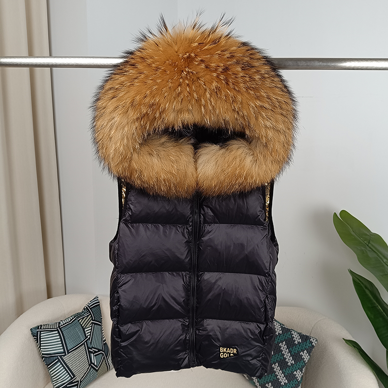 OFTBUY 2023 Winter Jacket Women Real Fox Fur Raccoon Fur Collar Hooded Thick Warm Duck Down Long Streetwear Outerwear Detachable