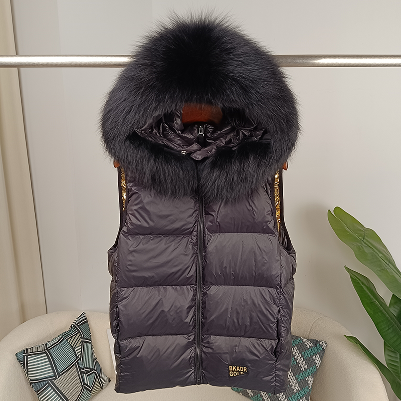 OFTBUY 2023 Winter Jacket Women Real Fox Fur Raccoon Fur Collar Hooded Thick Warm Duck Down Long Streetwear Outerwear Detachable