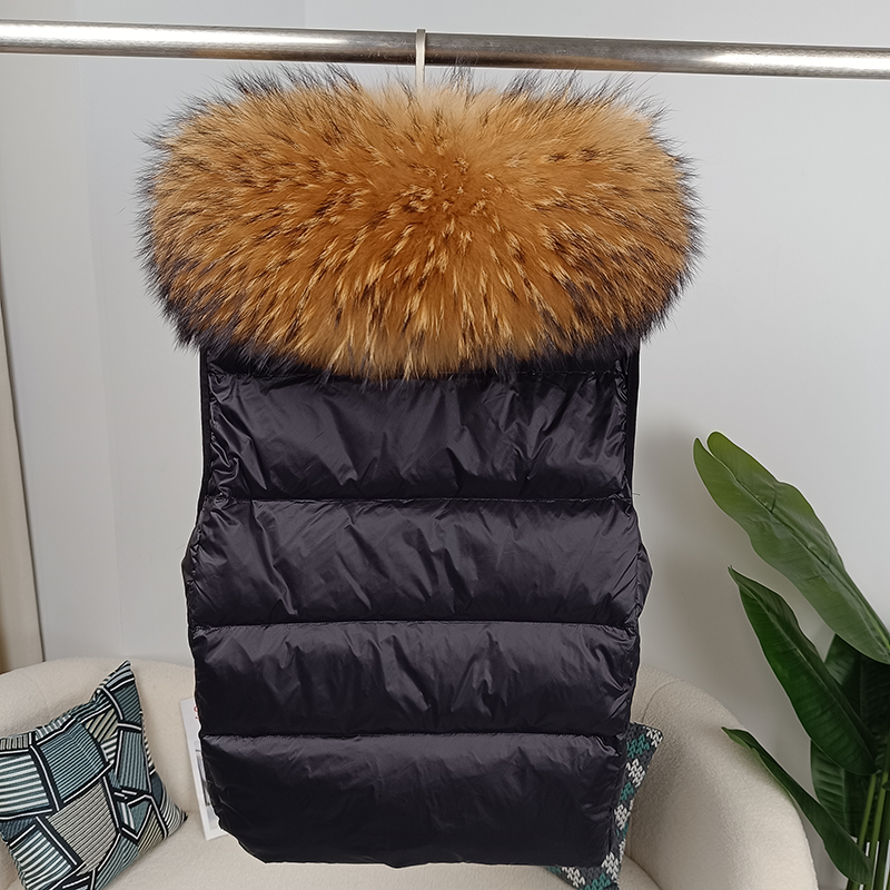 OFTBUY 2023 Winter Jacket Women Real Fox Fur Raccoon Fur Collar Hooded Thick Warm Duck Down Long Streetwear Outerwear Detachable