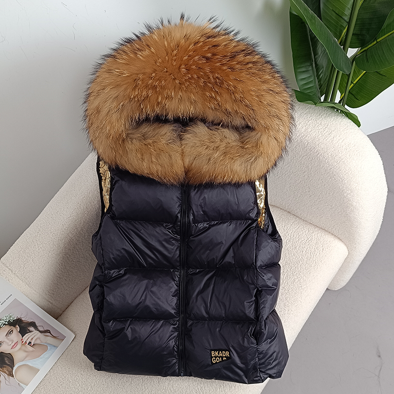 OFTBUY 2023 Winter Jacket Women Real Fox Fur Raccoon Fur Collar Hooded Thick Warm Duck Down Long Streetwear Outerwear Detachable