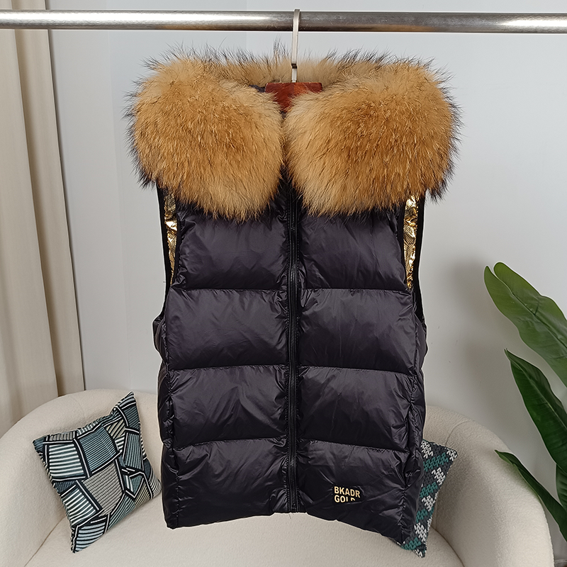OFTBUY 2023 Winter Jacket Women Real Fox Fur Raccoon Fur Collar Hooded Thick Warm Duck Down Long Streetwear Outerwear Detachable