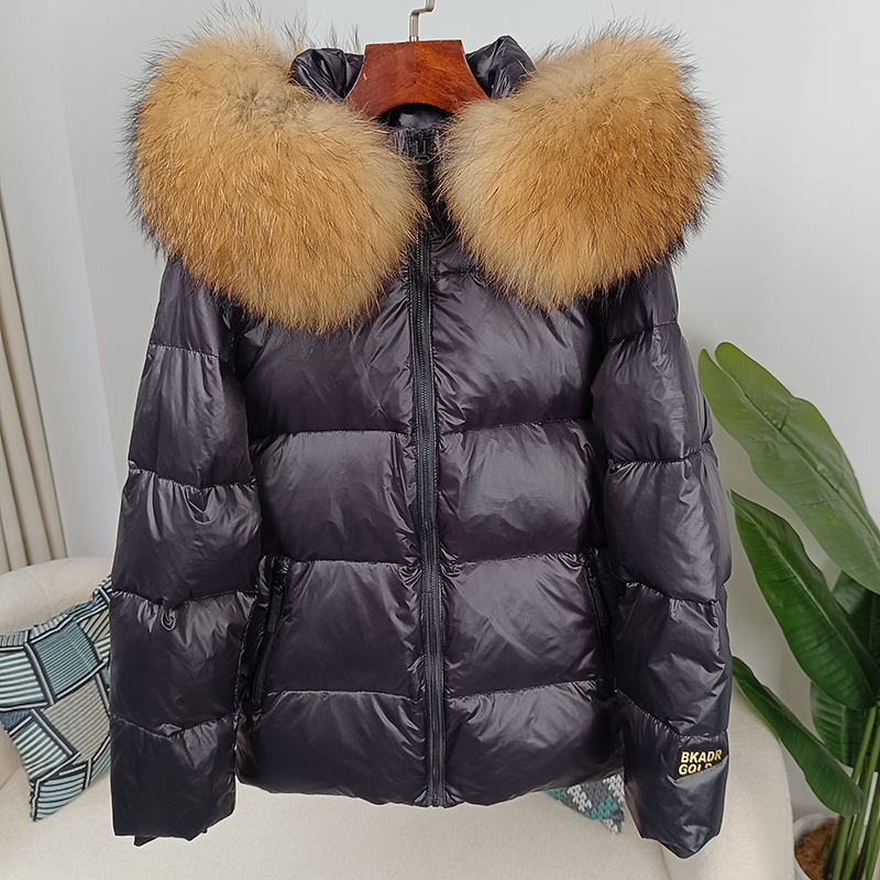 OFTBUY 2023 Winter Jacket Women Real Fox Fur Raccoon Fur Collar Hooded Thick Warm Duck Down Long Streetwear Outerwear Detachable