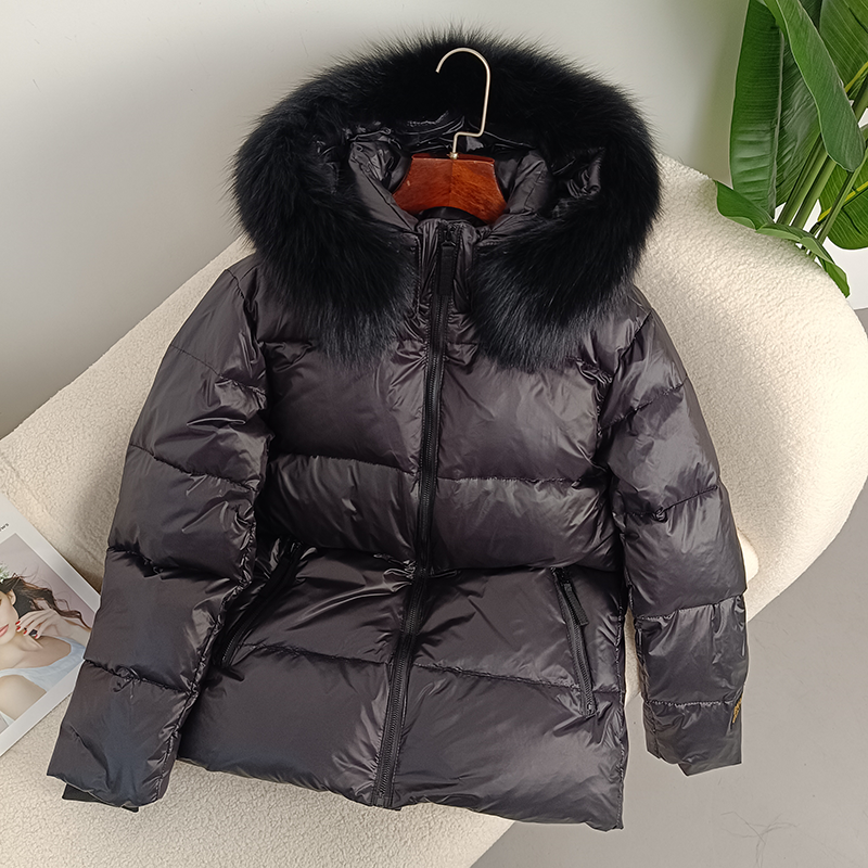 OFTBUY 2023 Winter Jacket Women Real Fox Fur Raccoon Fur Collar Hooded Thick Warm Duck Down Long Streetwear Outerwear Detachable