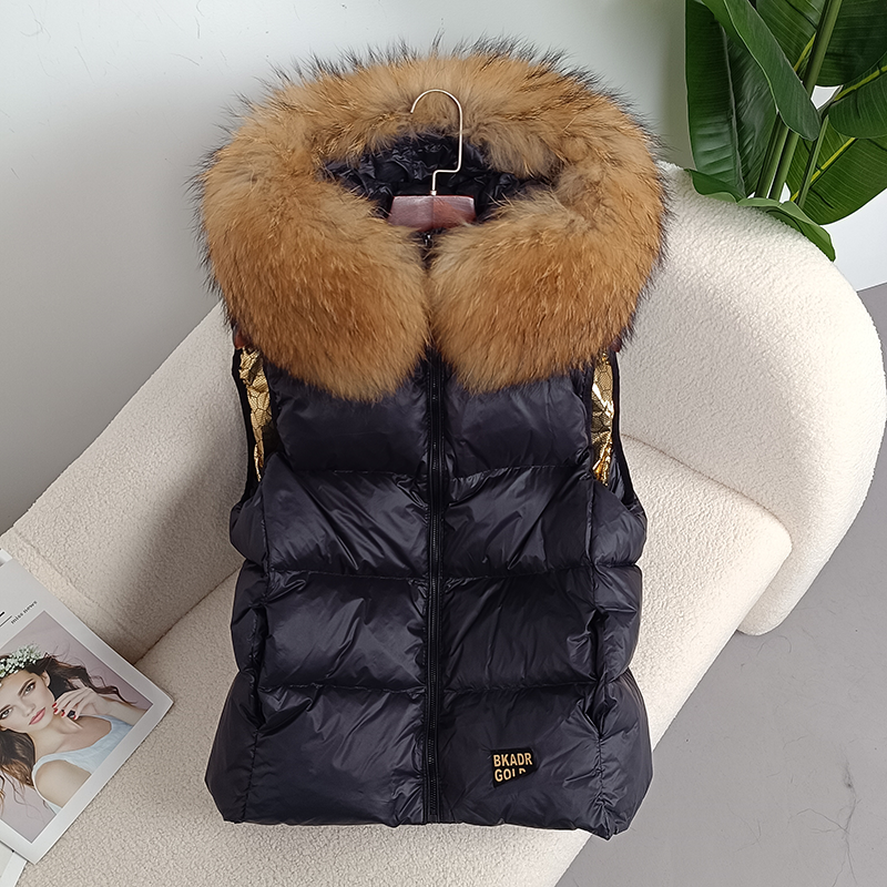 OFTBUY 2023 Winter Jacket Women Real Fox Fur Raccoon Fur Collar Hooded Thick Warm Duck Down Long Streetwear Outerwear Detachable