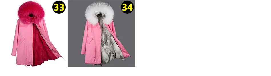 MAOMAOKONG Fashion Women's Real Rabbit Fur Lining Winter Jacket Coat Natural Fox Fur Collar Hooded Long Parkas Female Outwear