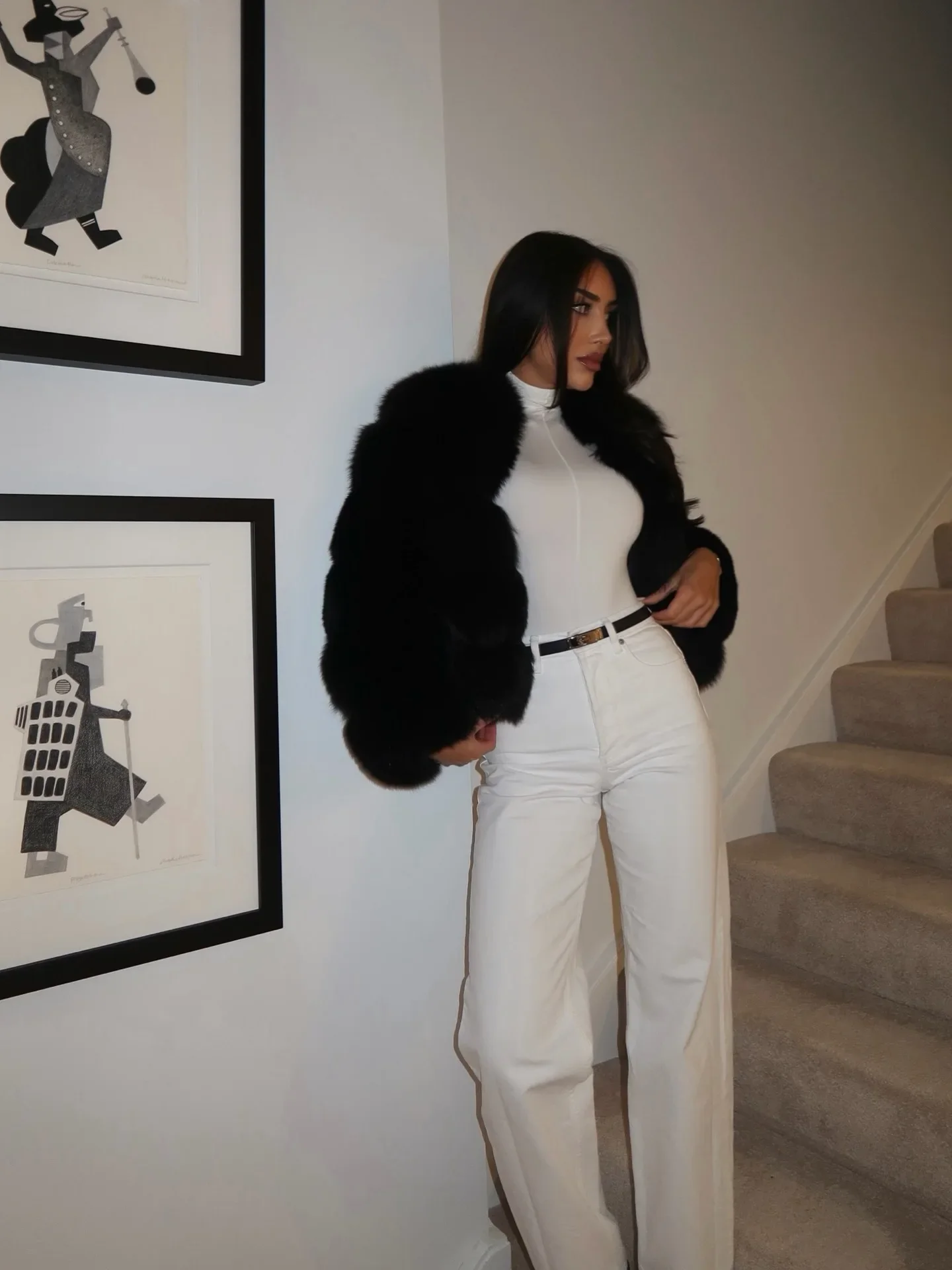 OFTBUY Wholesale Natural Raccoon Fox Fur Coat New High Quality Winter Jacket Women Fluffy Real Fur Clothing Outerwear Streetwear