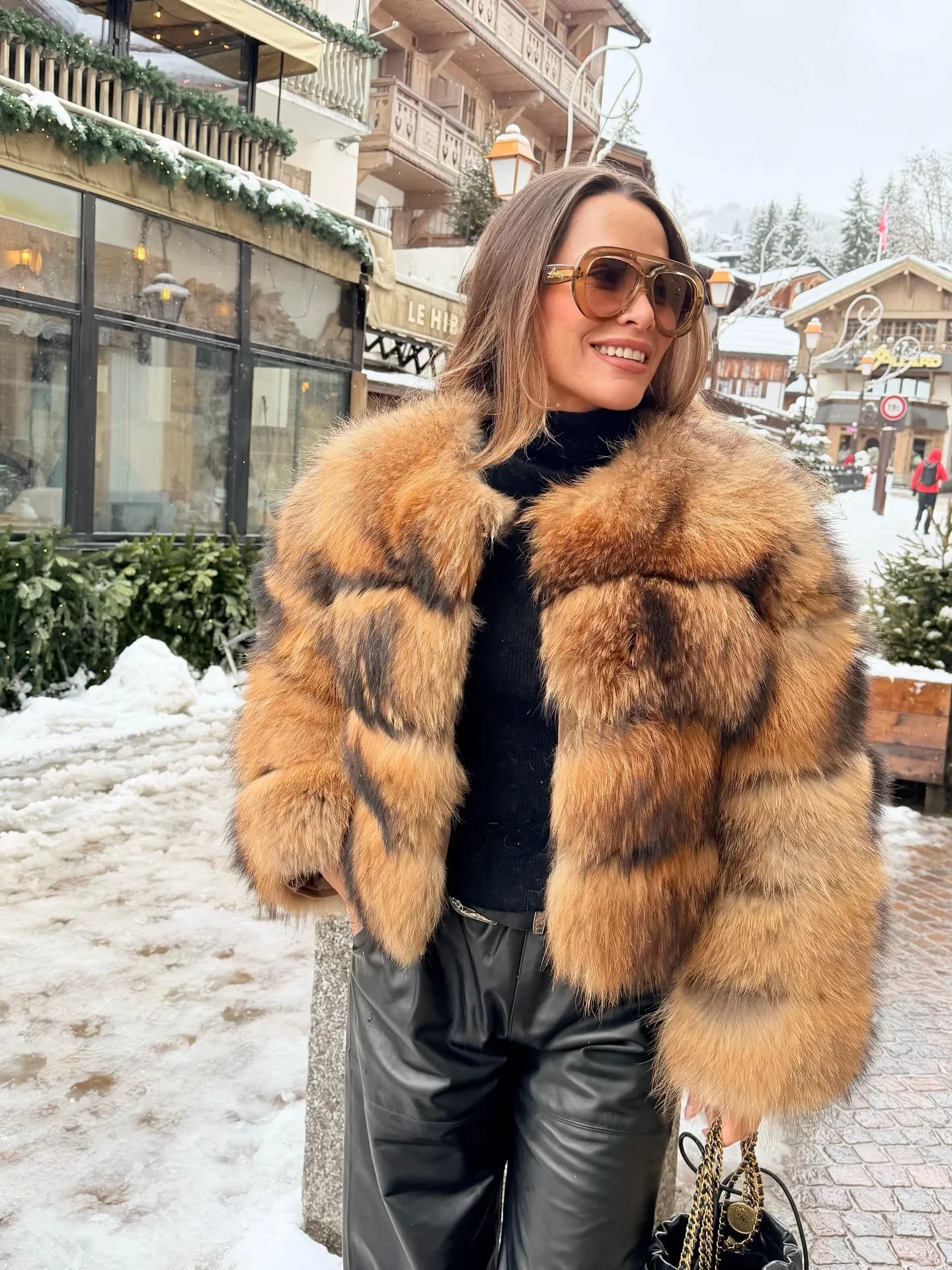 OFTBUY Wholesale Natural Raccoon Fox Fur Coat New High Quality Winter Jacket Women Fluffy Real Fur Clothing Outerwear Streetwear