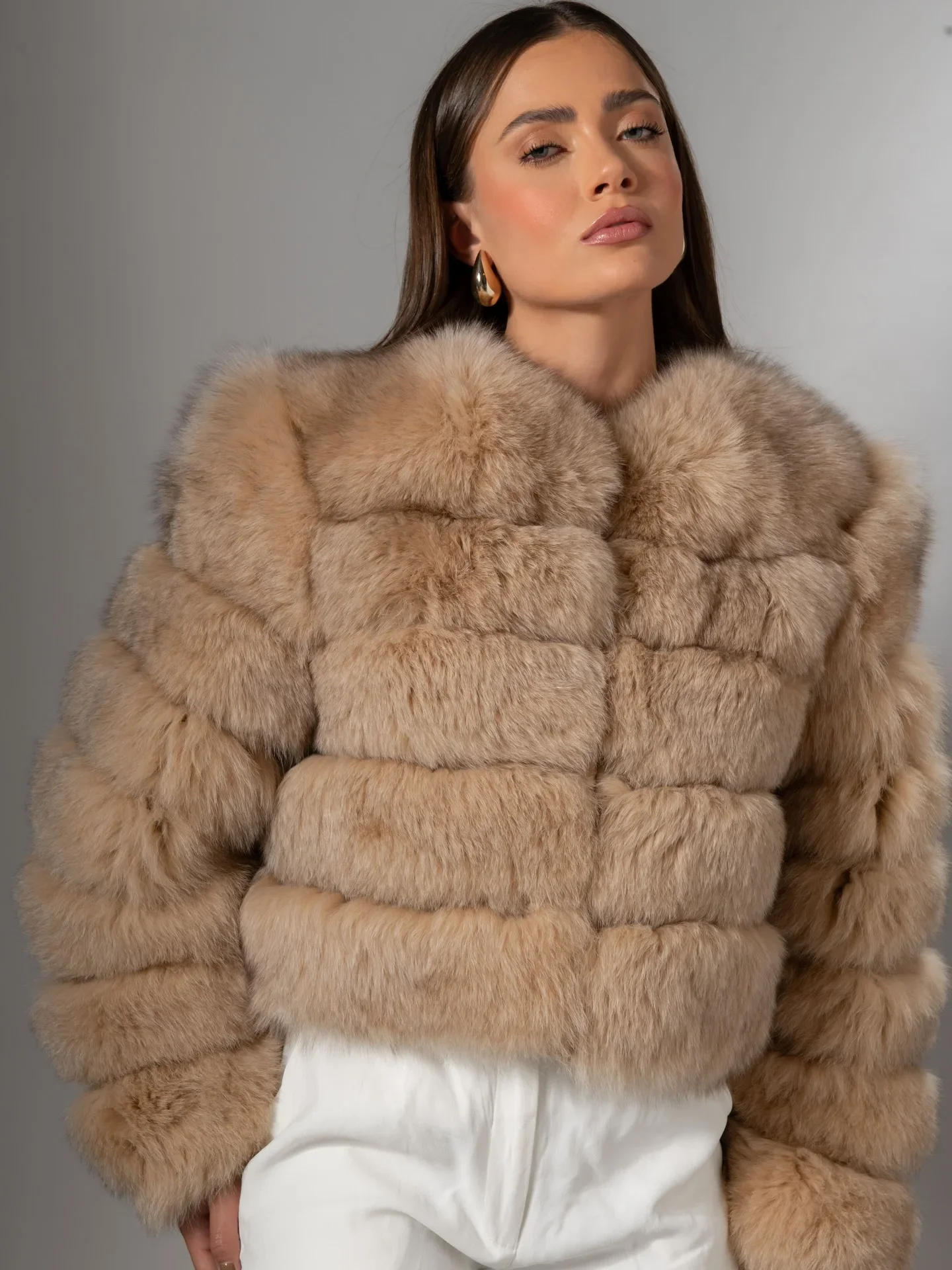OFTBUY Wholesale Natural Raccoon Fox Fur Coat New High Quality Winter Jacket Women Fluffy Real Fur Clothing Outerwear Streetwear