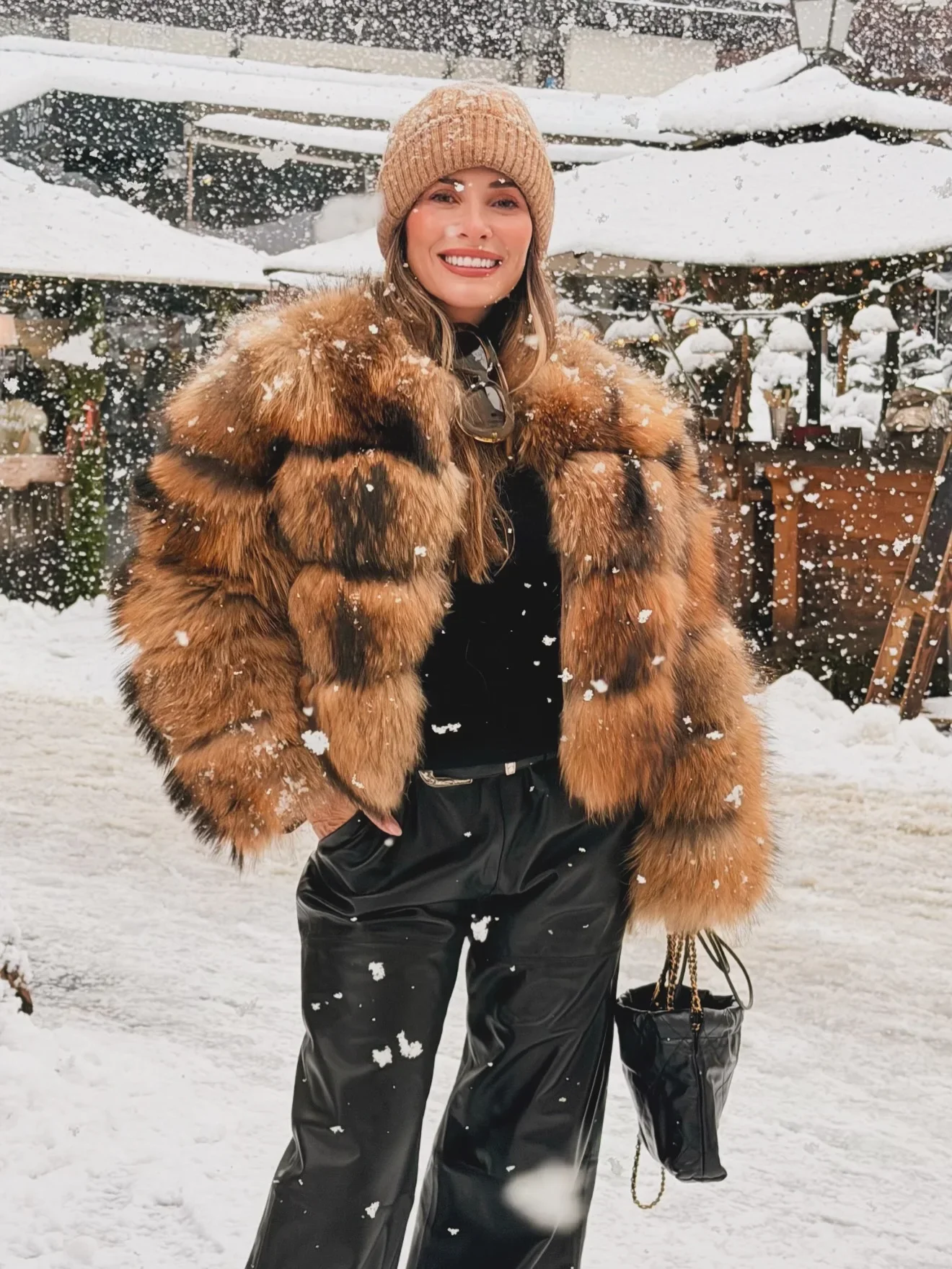OFTBUY Wholesale Natural Raccoon Fox Fur Coat New High Quality Winter Jacket Women Fluffy Real Fur Clothing Outerwear Streetwear