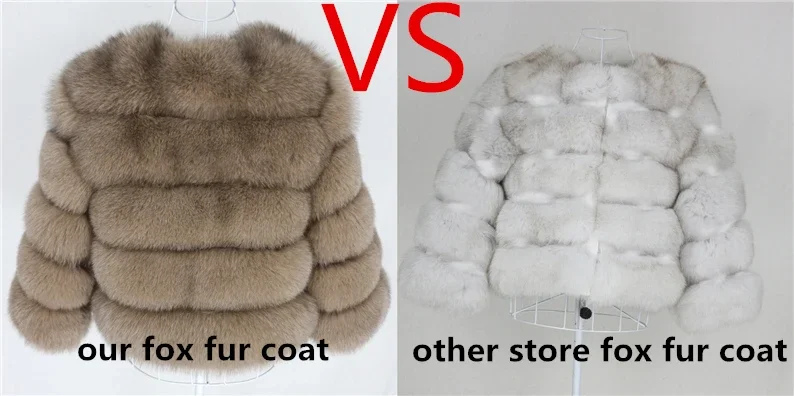 OFTBUY Wholesale Natural Raccoon Fox Fur Coat New High Quality Winter Jacket Women Fluffy Real Fur Clothing Outerwear Streetwear