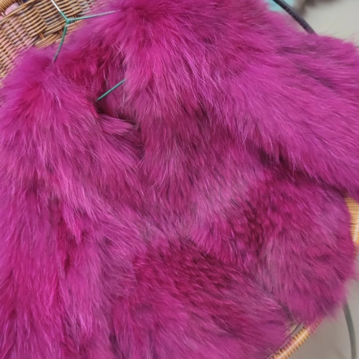 Hot Sales Natural Fur Fashion Short Coat New Raccoon Fur Double Sided Weaving Jacket Encryption Thickening Raccoon Fur Jacket