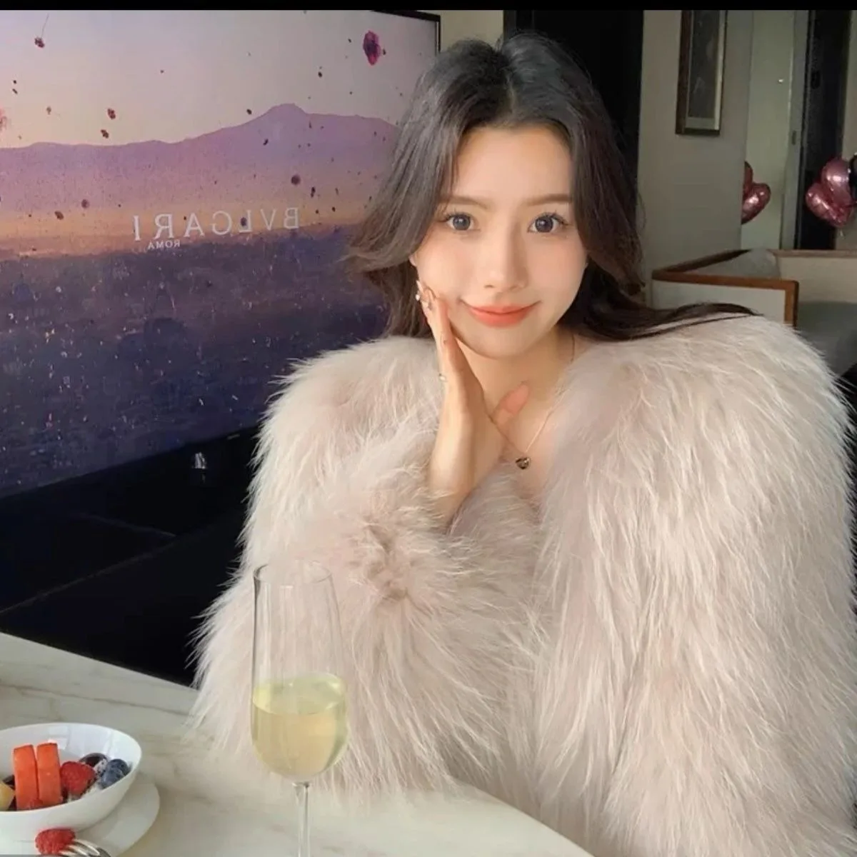 Hot Sales Natural Fur Fashion Short Coat New Raccoon Fur Double Sided Weaving Jacket Encryption Thickening Raccoon Fur Jacket