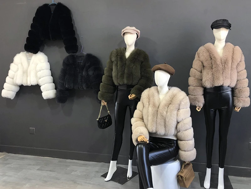 High Quality Fur Coat Women 100% Real Fox Fur Jacket Women's Fall/Winter Luxury Short Natural Fox Fur Coat Leather Jacket