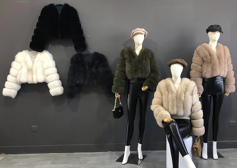 High Quality Fur Coat Women 100% Real Fox Fur Jacket Women's Fall/Winter Luxury Short Natural Fox Fur Coat Leather Jacket
