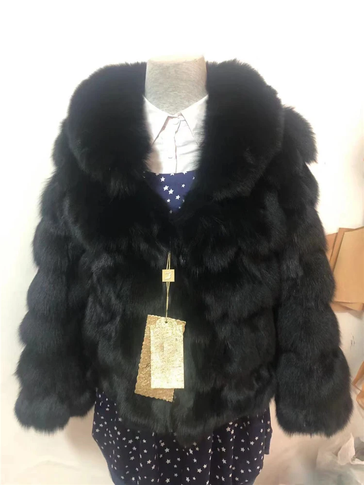 Winter Jacket Women Clothing Real Fox Fur Short Fashion Natural Fur Coats And Jackets Women Thick Warm Outerwear