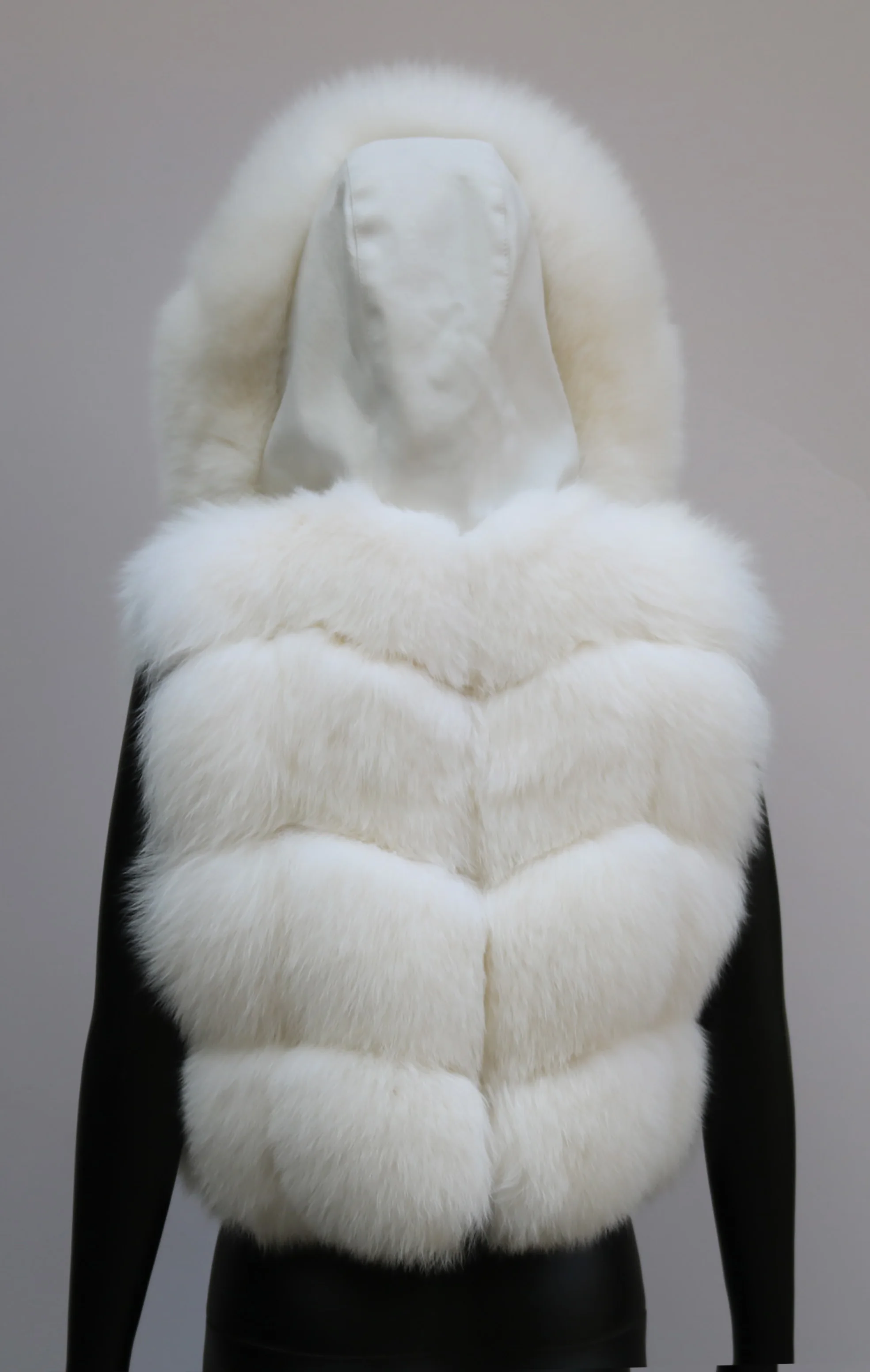 Rea Fox Fur Jacket Women Luxury Genuine Silver Fox Short Coat For Girls sleeveless Winter Plush Red Fox Fur Vest Female