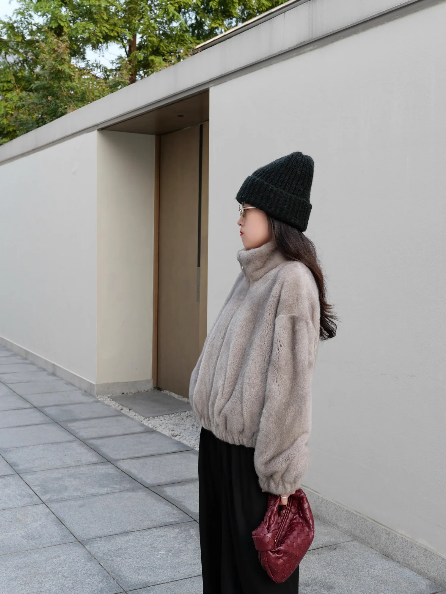 HDHOHR 2026 New Natural Mink Fur Coats For Women Real Mink Fur Coats OutwearPark With Fur High Quality Female Warm Winter Jacket