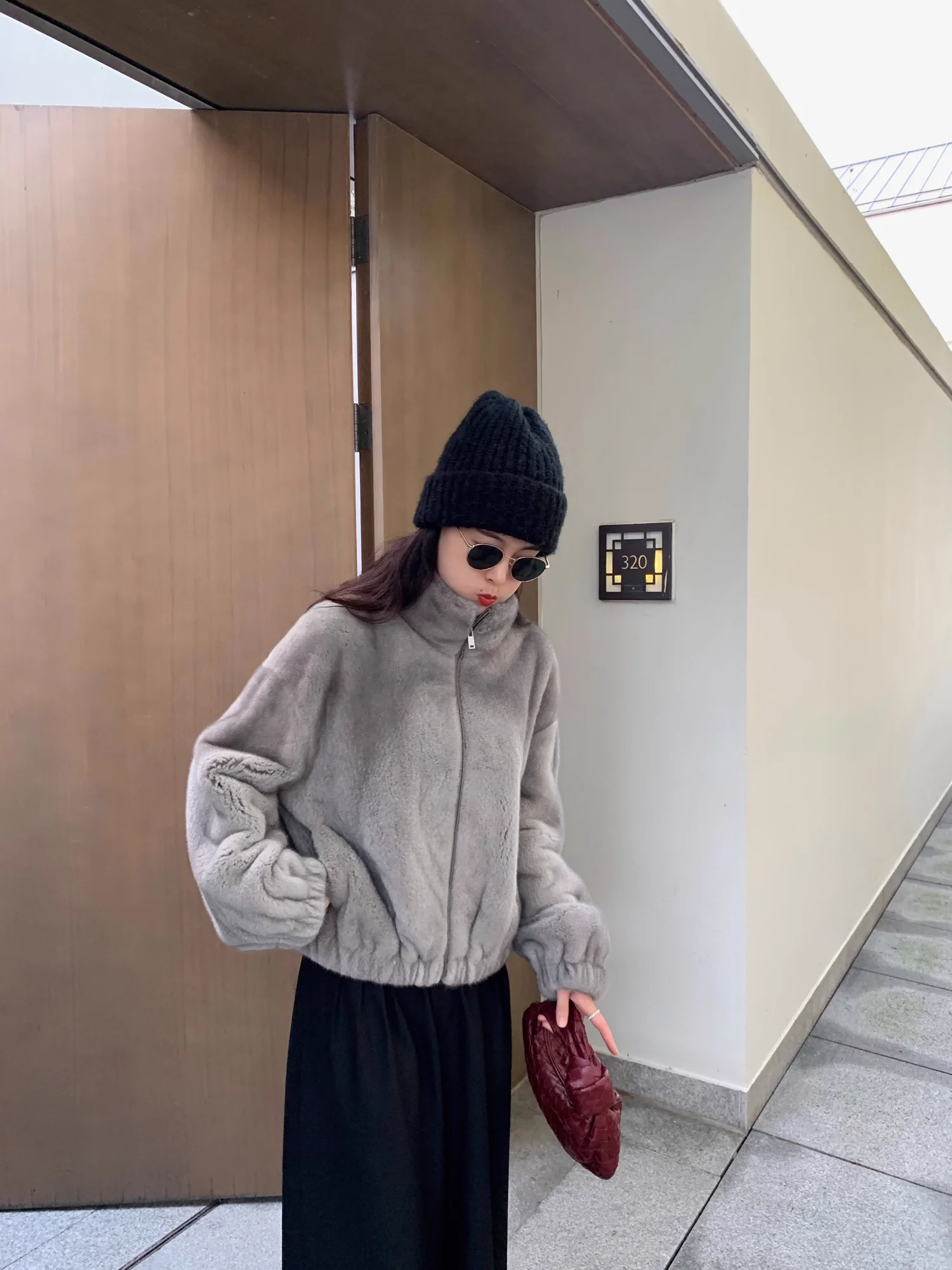 HDHOHR 2026 New Natural Mink Fur Coats For Women Real Mink Fur Coats OutwearPark With Fur High Quality Female Warm Winter Jacket